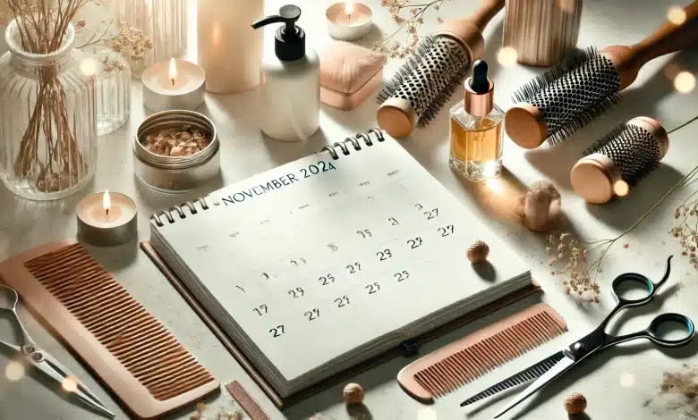 أوقات قص الشعر للتكثيف في شهر نوفمبر