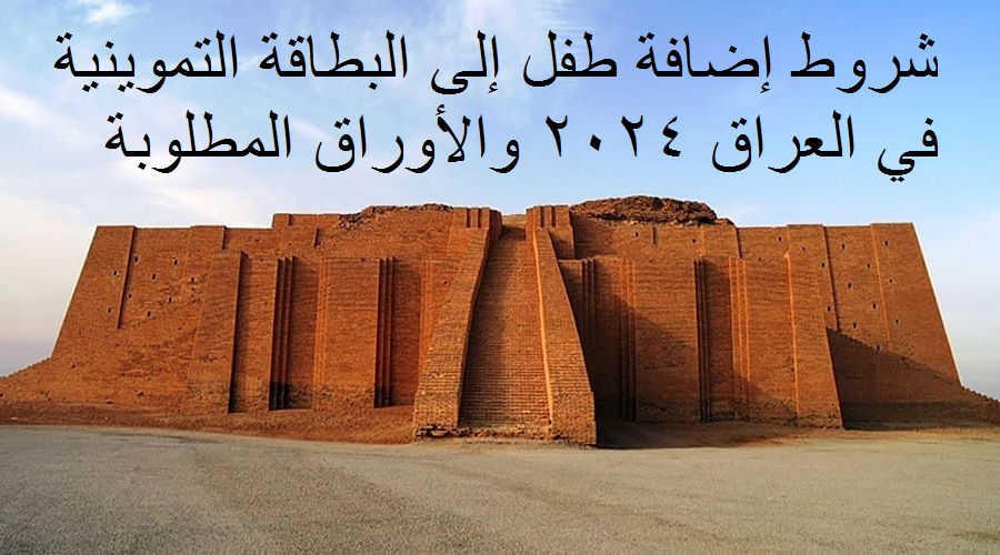 شروط إضافة طفل إلى البطاقة التموينية في العراق