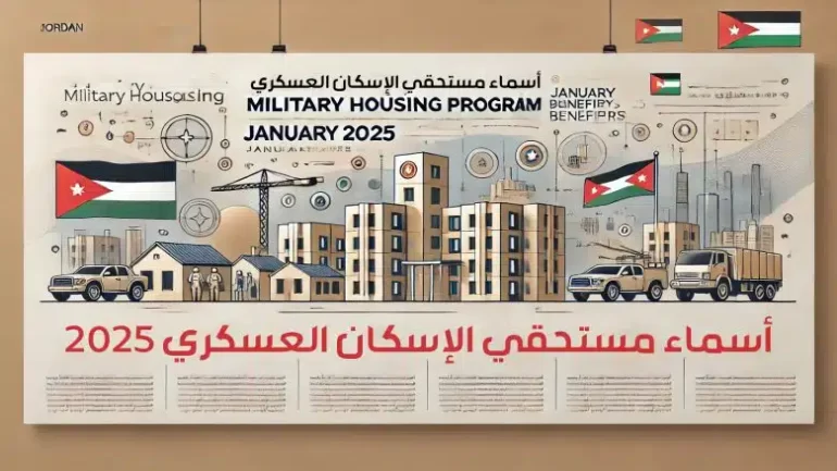 أسماء مستحقي قرض الإسكان لشهر يناير 2025