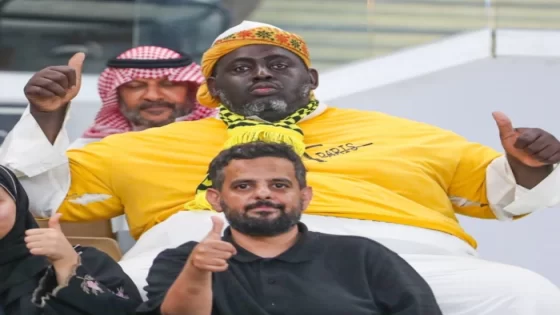 عمر آدم صديق المشجع الاتحادي السعودي