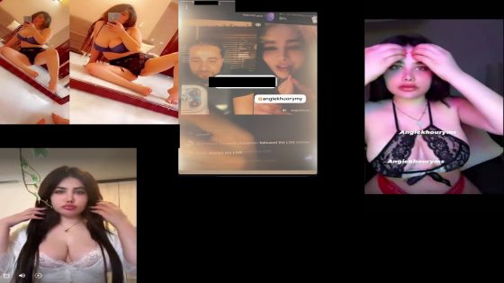 مقطع لايف انطونيو سليمان وانجي خوري